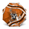 Wests Tigers Rugby Mascot Umbrella Fierce Athlete Graphic in Sports Style