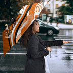 Wests Tigers Rugby Mascot Umbrella Fierce Athlete Graphic in Sports Style