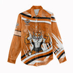 Wests Tigers Rugby Mascot Women Casual Shirt Fierce Athlete Graphic in Sports Style