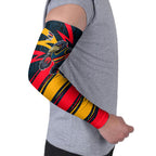 Adelaide Crows Australian Football Arm Sleeves Fierce Mascot Spirit With Indigenous Pattern Art