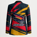 Adelaide Crows Australian Football Blazer Fierce Mascot Spirit With Indigenous Pattern Art