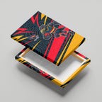 Adelaide Crows Australian Football Canvas Wall Art Fierce Mascot Spirit With Indigenous Pattern Art