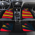 Adelaide Crows Australian Football Car Mats Fierce Mascot Spirit With Indigenous Pattern Art