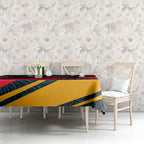 Adelaide Crows Australian Football Tablecloth Fierce Mascot Spirit With Indigenous Pattern Art