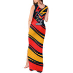 Adelaide Crows Australian Football Tank Maxi Dress Fierce Mascot Spirit With Indigenous Pattern Art