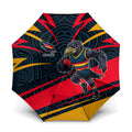 Adelaide Crows Australian Football Umbrella Fierce Mascot Spirit With Indigenous Pattern Art