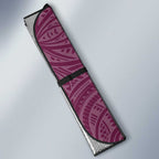 Personalised Brisbane Broncos Auto Sun Shade Polynesian Tribal Pattern With Rugby Horse Mascot Art