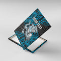 Personalised Cronulla-Sutherland Sharks Canvas Wall Art Polynesian Tribal Pattern With Rugby Shark Mascot Art