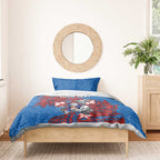 Personalised Newcastle Knights Bedding Set Polynesian Tribal Pattern With Rugby Knight Mascot Art
