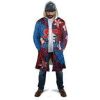 Personalised Newcastle Knights Cloak Polynesian Tribal Pattern With Rugby Knight Mascot Art