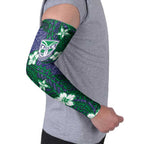 Personalised New Zealand Warriors Arm Sleeves Polynesian Tribal Pattern With Rugby Warrior Mascot Art