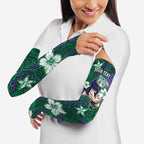 Personalised New Zealand Warriors Arm Sleeves Polynesian Tribal Pattern With Rugby Warrior Mascot Art