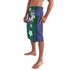 Personalised New Zealand Warriors Lavalava Polynesian Tribal Pattern With Rugby Warrior Mascot Art