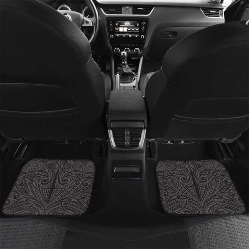 Personalised South Sydney Rabbitohs Car Mats Polynesian Tribal Pattern With Rugby Rabbit Mascot Art