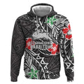 Personalised South Sydney Rabbitohs Hoodie Polynesian Tribal Pattern With Rugby Rabbit Mascot Art