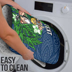Personalised Canberra Raiders Bathroom Set Polynesian Tribal Pattern With Rugby Viking Mascot Art