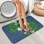 Personalised Canberra Raiders Bathroom Set Polynesian Tribal Pattern With Rugby Viking Mascot Art