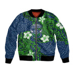 Personalised Canberra Raiders Bomber Jacket Polynesian Tribal Pattern With Rugby Viking Mascot Art
