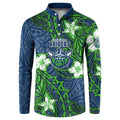 Personalised Canberra Raiders Button Sweatshirt Polynesian Tribal Pattern With Rugby Viking Mascot Art