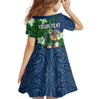 Personalised Canberra Raiders Family Matching Puletasi and Hawaiian Shirt Polynesian Tribal Pattern With Rugby Viking Mascot Art