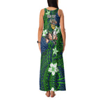 Personalised Canberra Raiders Family Matching Tank Maxi Dress and Hawaiian Shirt Polynesian Tribal Pattern With Rugby Viking Mascot Art