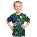 Personalised Canberra Raiders Kid T Shirt Polynesian Tribal Pattern With Rugby Viking Mascot Art
