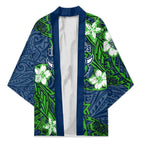 Personalised Canberra Raiders Kimono Polynesian Tribal Pattern With Rugby Viking Mascot Art