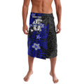 Personalised Canterbury-Bankstown Bulldogs Lavalava Polynesian Tribal Pattern With Rugby Bulldog Mascot Art