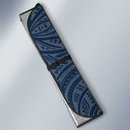 Personalised Gold Coast Titans Auto Sun Shade Polynesian Tribal Pattern With Rugby Titan Mascot Art