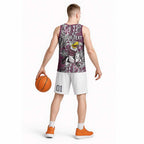 Personalised Manly Warringah Sea Eagles Basketball Jersey Polynesian Tribal Pattern With Rugby Sea Eagle Mascot Art