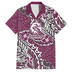 Personalised Manly Warringah Sea Eagles Family Matching Puletasi and Hawaiian Shirt Polynesian Tribal Pattern With Rugby Sea Eagle Mascot Art