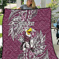 Personalised Manly Warringah Sea Eagles Quilt Polynesian Tribal Pattern With Rugby Sea Eagle Mascot Art