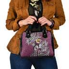 Personalised Manly Warringah Sea Eagles Shoulder Handbag Polynesian Tribal Pattern With Rugby Sea Eagle Mascot Art