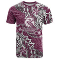 Personalised Manly Warringah Sea Eagles T Shirt Polynesian Tribal Pattern With Rugby Sea Eagle Mascot Art