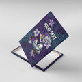 Personalised Melbourne Storm Canvas Wall Art Polynesian Tribal Pattern With Rugby Storm Man Mascot Art