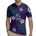 Personalised Melbourne Storm Rugby Jersey Polynesian Tribal Pattern With Rugby Storm Man Mascot Art