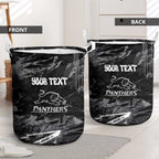 Personalized Penrith Panthers Laundry Basket Graffiti Grunge Abstract Urban Street Style Design