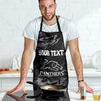 Personalized Penrith Panthers Apron Graffiti Grunge Abstract Urban Street Style Design