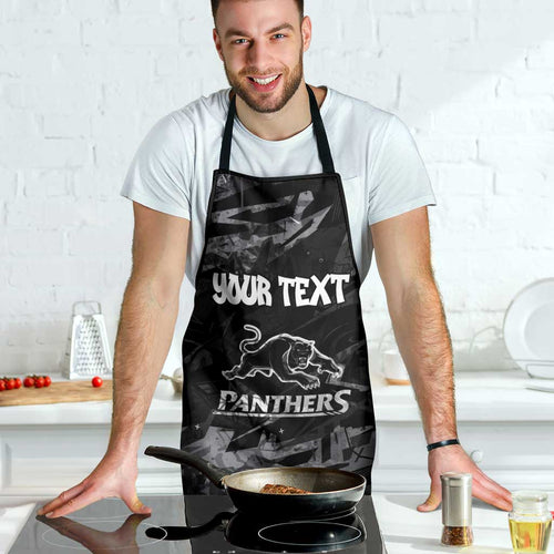 Personalized Penrith Panthers Apron Graffiti Grunge Abstract Urban Street Style Design