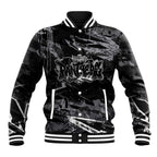 Personalized Penrith Panthers Baseball Jacket Graffiti Grunge Abstract Urban Street Style Design