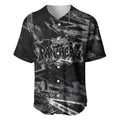 Personalized Penrith Panthers Baseball Jersey Graffiti Grunge Abstract Urban Street Style Design