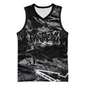 Personalized Penrith Panthers Basketball Jersey Graffiti Grunge Abstract Urban Street Style Design