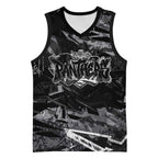 Personalized Penrith Panthers Basketball Jersey Graffiti Grunge Abstract Urban Street Style Design