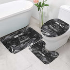 Personalized Penrith Panthers Bathroom Set Graffiti Grunge Abstract Urban Street Style Design