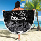 Personalized Penrith Panthers Beach Blanket Graffiti Grunge Abstract Urban Street Style Design