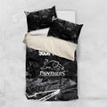 Personalized Penrith Panthers Bedding Set Graffiti Grunge Abstract Urban Street Style Design