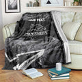 Personalized Penrith Panthers Blanket Graffiti Grunge Abstract Urban Street Style Design