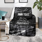 Personalized Penrith Panthers Blanket Graffiti Grunge Abstract Urban Street Style Design