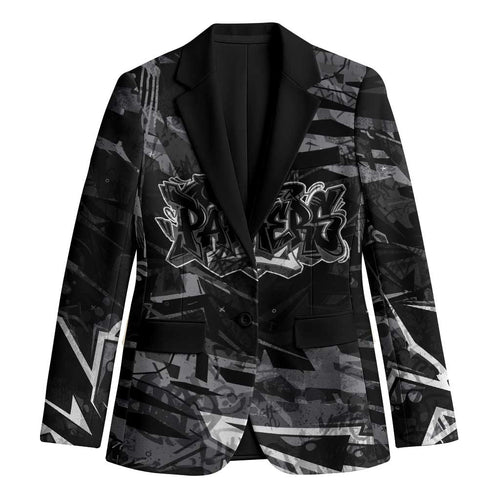 Personalized Penrith Panthers Blazer Graffiti Grunge Abstract Urban Street Style Design
