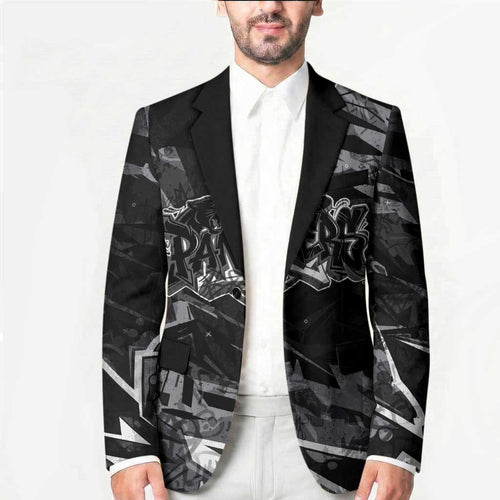 Personalized Penrith Panthers Blazer Graffiti Grunge Abstract Urban Street Style Design